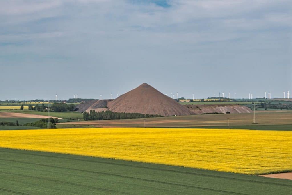 Otto-Brosowski-Schacht Augsdorf Mansfelder Pyramiden
