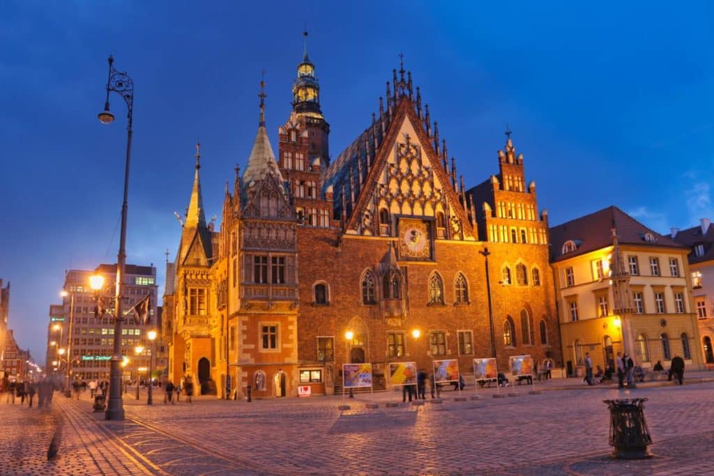 Breslau Sehenswürdigkeiten Rathaus Wroclaw