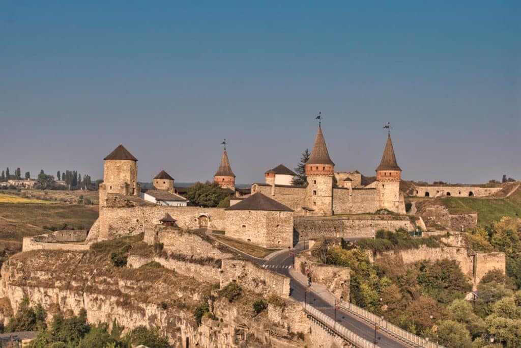 Ukraine Sehenswürdigkeiten Burg Kamianets-Podilskiy