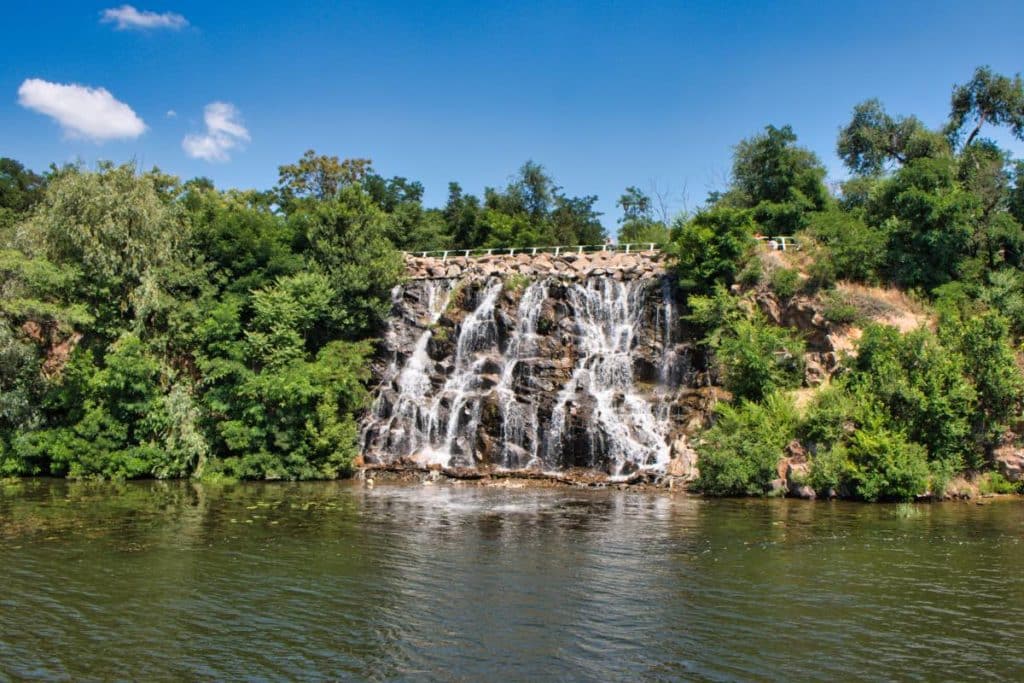 Dnipro Wasserfall Südostukraine Sehenswürdigkeiten