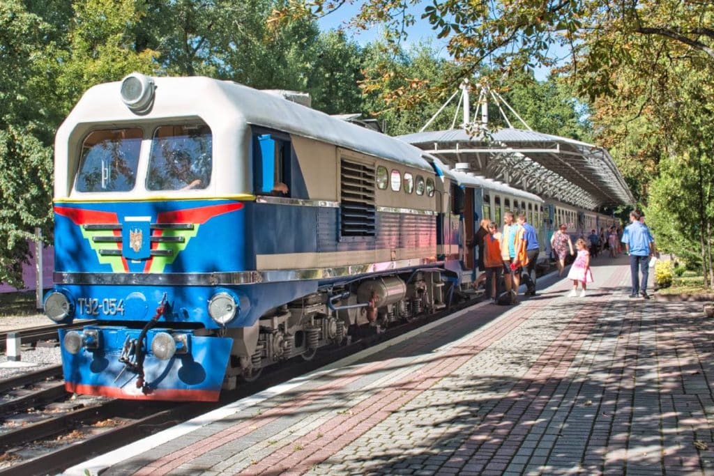 Sowjetisches Charkiw Pioniereisenbahn