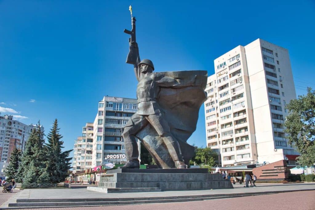 Sowjetisches Charkiw Denkmal für die Befreier Charkiws