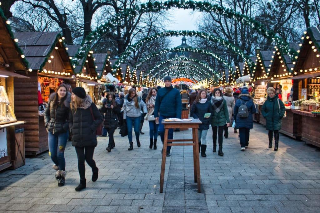 Christmas Market in Lviv Ukraine