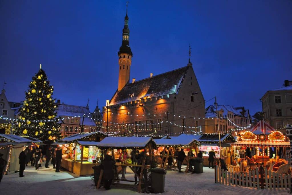 Tallinn Sights Town Hall Square