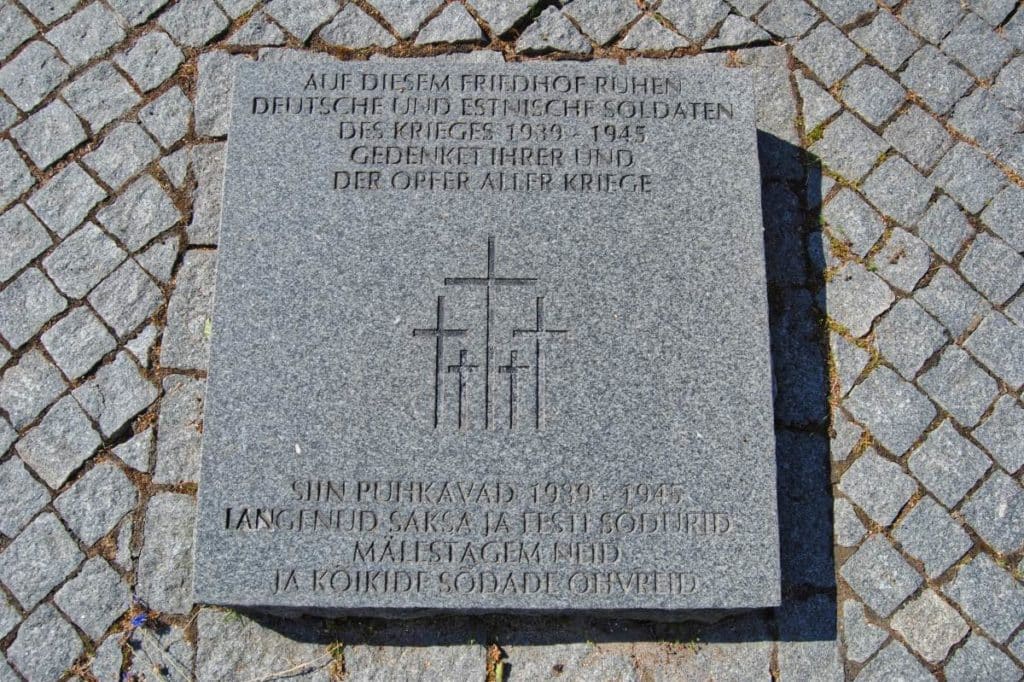 Tallinn Sehenswürdigkeiten Deutscher Soldatenfriedhof