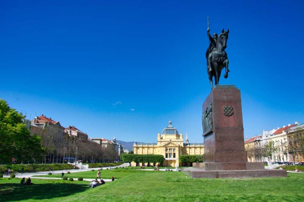 Zagreb Sehenswürdigkeiten Grünes Hufeisen