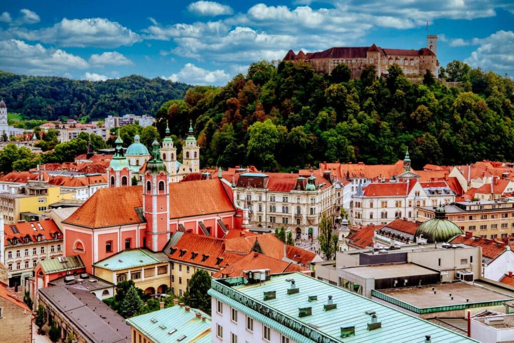 Ljubljana Sehenswürdigkeiten Panorama
