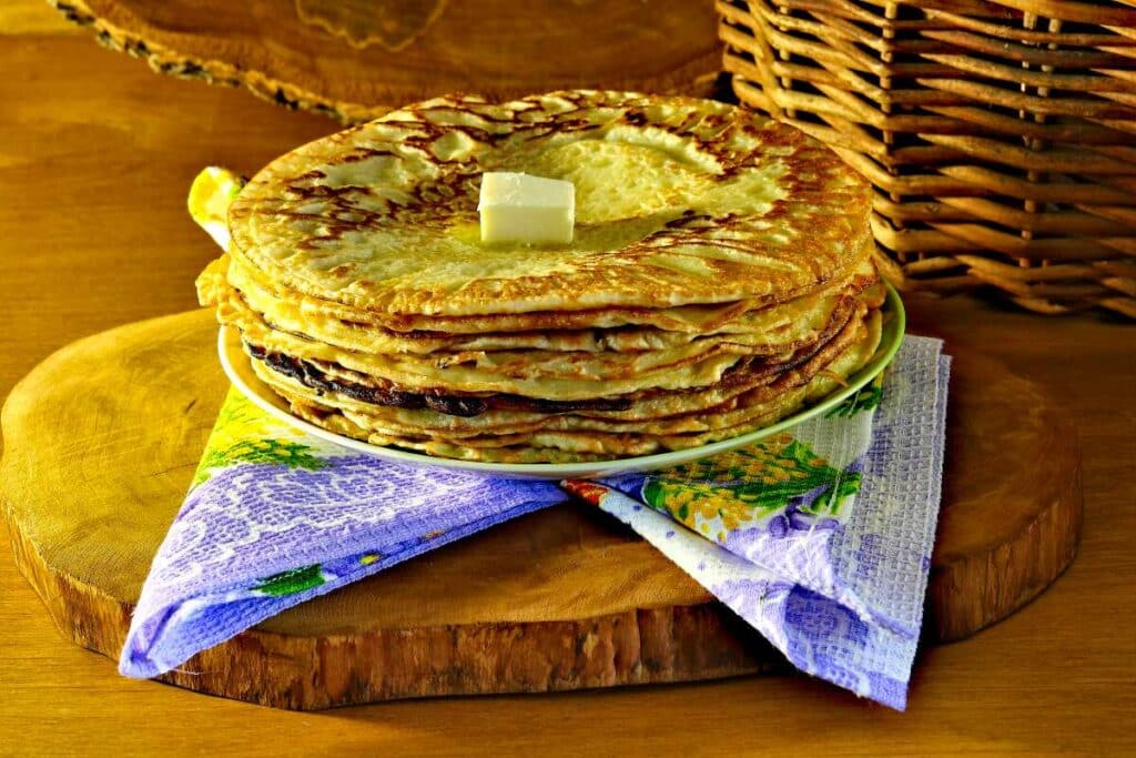 Tschechische Küche Palacinke