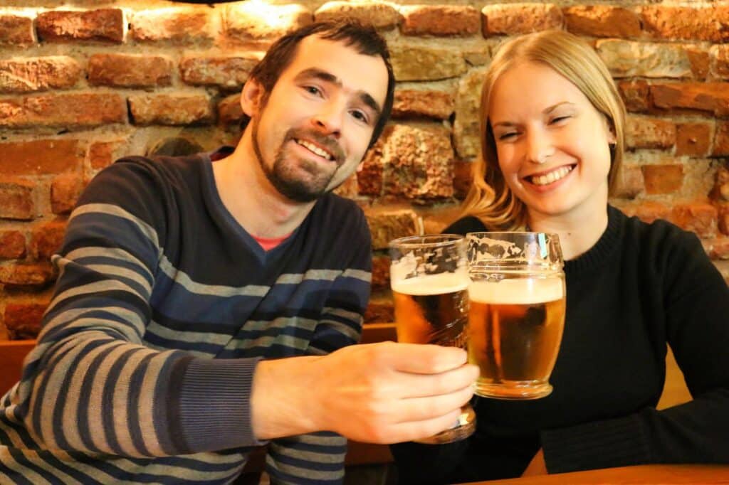 Meine gute Freundin Anna zeigte mir ein paar der schönen Prager Kneipen.