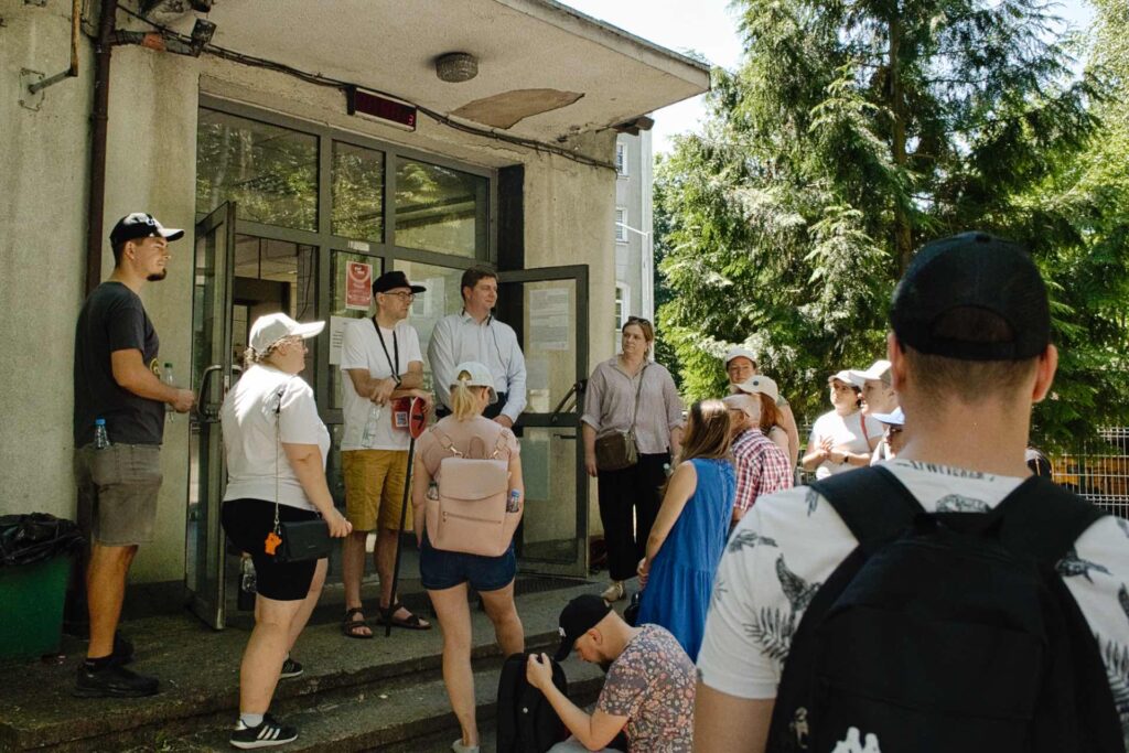 Im Rahmen des Festivals Kierunek GZM nahm ich auch an einer Führung durch die bisherige Kohlemine "Wujek" (Onkel) teil. Sie wurde erst vor wenigen Monaten geschlossen.